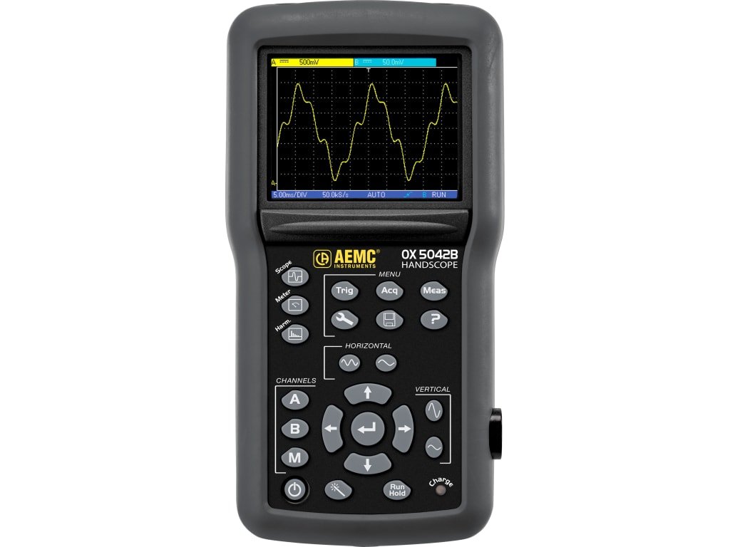 AEMC OX 5042B - 3-in-1 Instrument - Oscilloscope, Multimeter, Power/Harmonic Analyzer 1 AEMC OX 5042B - 3-in-1 Instrument - Oscilloscope, Multimeter, Power/Harmonic Analyzer