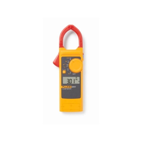 Fluke 301D - 600A AC/DC Clamp Meter with Slim Body and Thin Jaw Arm