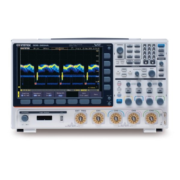 GW Instek GDS-3654A - Mixed Signal Oscilloscope (4 Ch / 650 MHz) with AWG and Spectrum Analysis