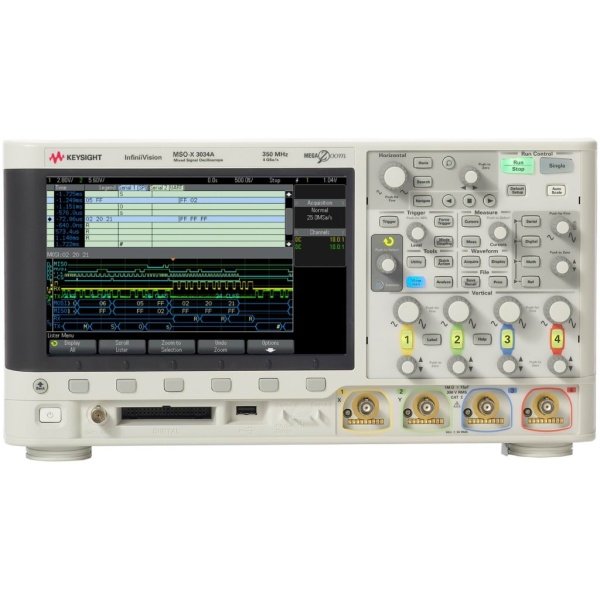 Keysight MSOX3034A - Mixed Signal Oscilloscope (350 MHz / 4 Analog Channels / 16 Digital Channels)