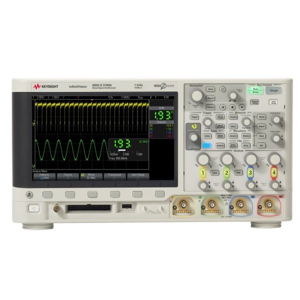 Keysight MSOX3104A - Mixed Signal Oscilloscope (1 GHz / 4 Analog Channels / 16 Digital Channels)