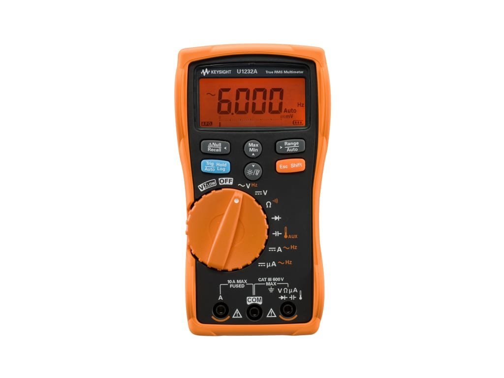 Keysight U1232A - True RMS 6000 Count Handheld Digital Multimeter 1 Keysight U1232A - True RMS 6000 Count Handheld Digital Multimeter