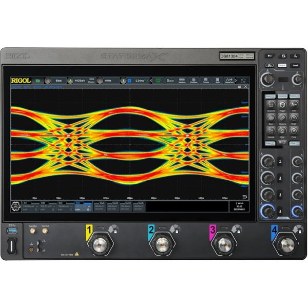 Rigol DS80604 - Digital Oscilloscope (6 GHz, 8 Bit, 40 GSa/s, 4 Channel, Flip Screen)