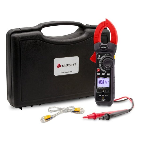 Triplett CM1070-NIST - 1000A AC/DC True RMS Clamp Meter with Dual Type K and uA and Certificate of Traceability to NIST
