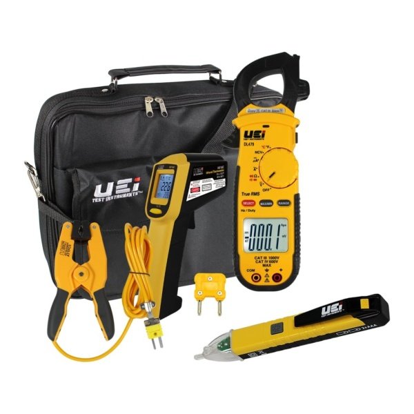 UEi HVACKIT - HVAC CLAMP METER KIT (ATTPC3, DL479, INF165C, NCV3, AC73 CASE)