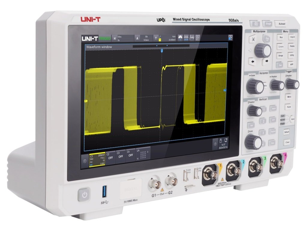 UNI-T MSO2104X - Mixed Signal Oscilloscope (100 MHz/4 Channel) 4 UNI-T MSO2104X - Mixed Signal Oscilloscope (100 MHz/4 Channel) - Image 4