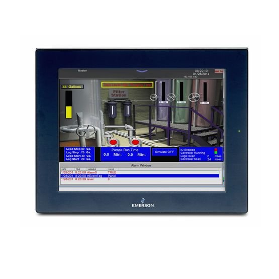 Emerson QuickPanel+ HMI 1 Emerson QuickPanel+ HMI