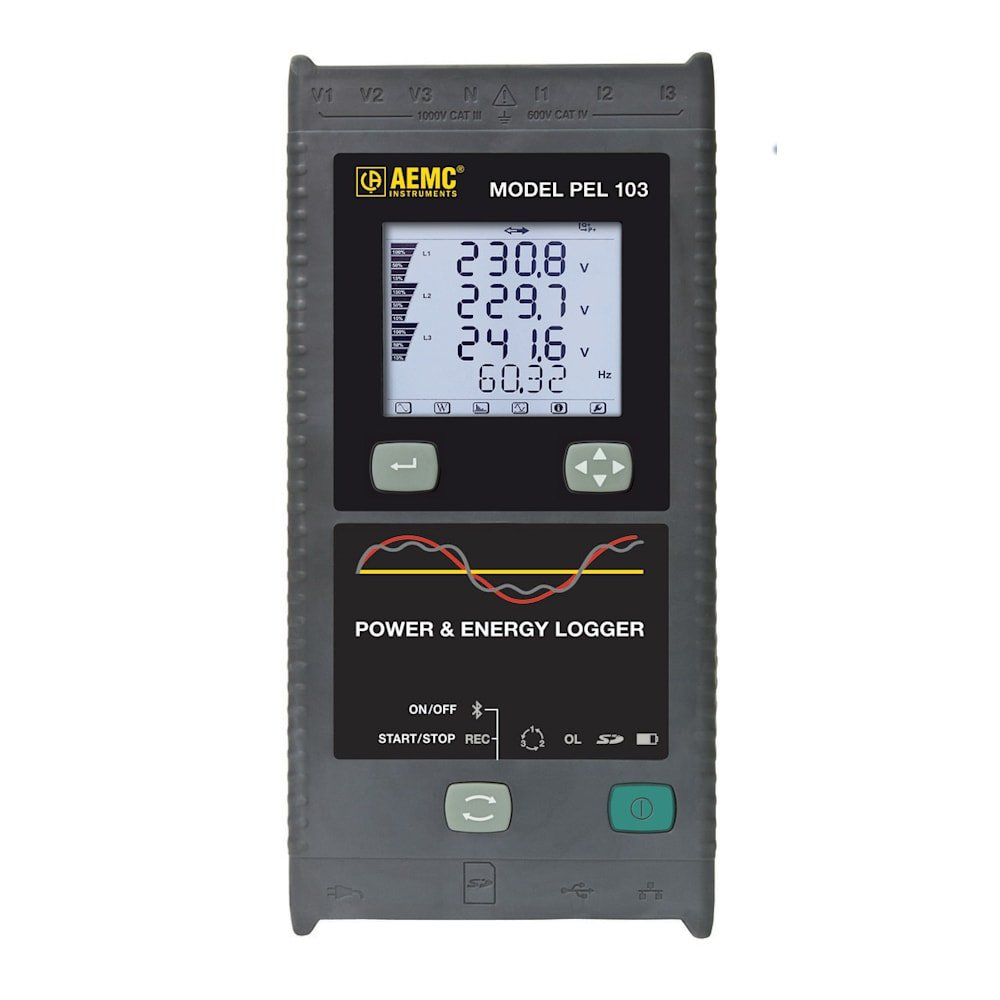AEMC PEL 103 - Power and Energy Demand Logger 1 AEMC PEL 103 - Power and Energy Demand Logger