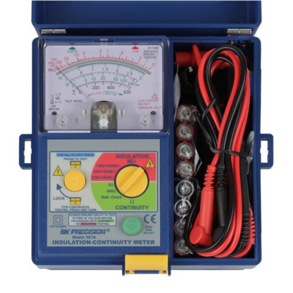 B&K Precision 307A - Analog Insulation and Continuity Meter 1 B&K Precision 307A - Analog Insulation and Continuity Meter