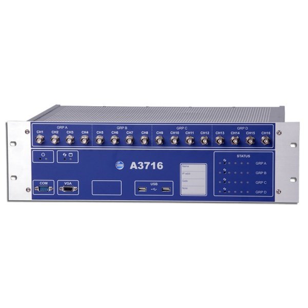 Adash America A3716/2U DM - DataManager Software with the A3716/2U - 16 Channels Online Monitoring System