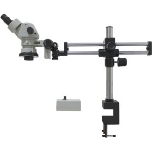 Aven Tools SPZH135-209-536 - SPZH-135 Stereo Zoom Microscope (22x - 135x) on Dual Arm Boom Stand with Integrated Ring Light