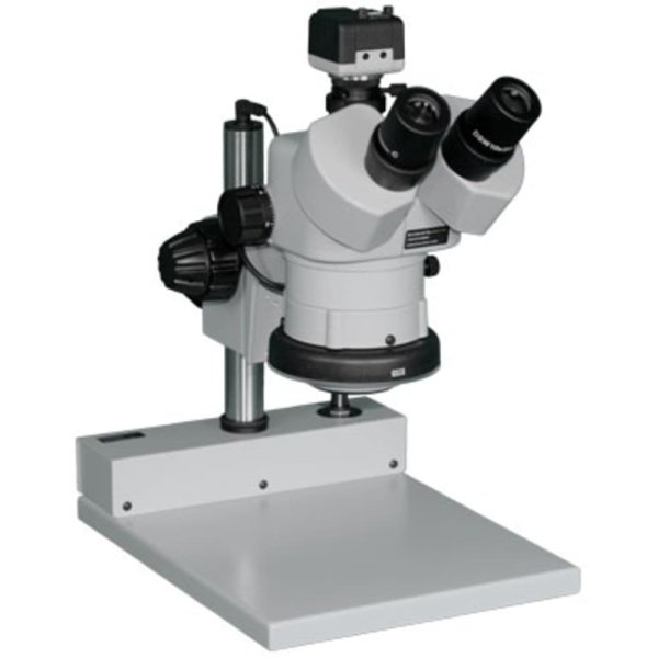 Aven Tools 26800B-376-1 - Stereo Zoom Trinocular Microscope on Stand PLED with Mighty Cam USB 5M CMOS Camera
