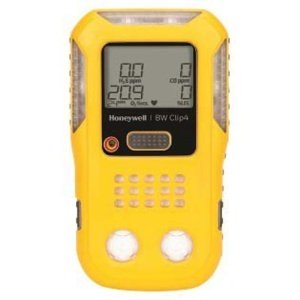 BW BWC4-Y-R Clip4 4-gas detector (O2, LEL, H2S, CO), Russian version Yellow Housing