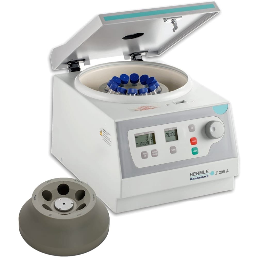 Benchmark Z206-BND - Compact Centrifuge with 6 x 50ml Rotor Bundle 1 Benchmark Z206-BND - Compact Centrifuge with 6 x 50ml Rotor Bundle