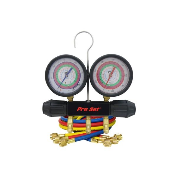 CPS MT2H7P5 - Pro-Set Piston Series Manifold and Gauge Set