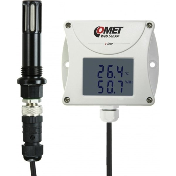 Comet T3511P - Compressed Air Remote Thermometer Hygrometer with Ethernet Interface
