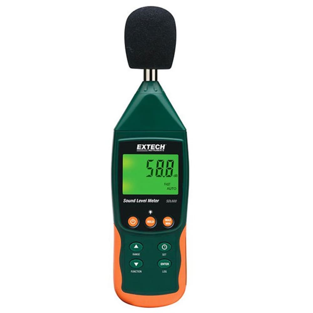 Extech SDL600 - Sound Level Meters - Minimum Sound Level: 30 dB, Maximum Sound Level: 130 dB, Display (Sound Level Meter): Digital 1 Extech SDL600 - Sound Level Meters - Minimum Sound Level: 30 dB, Maximum Sound Level: 130 dB, Display (Sound Level Meter): Digital