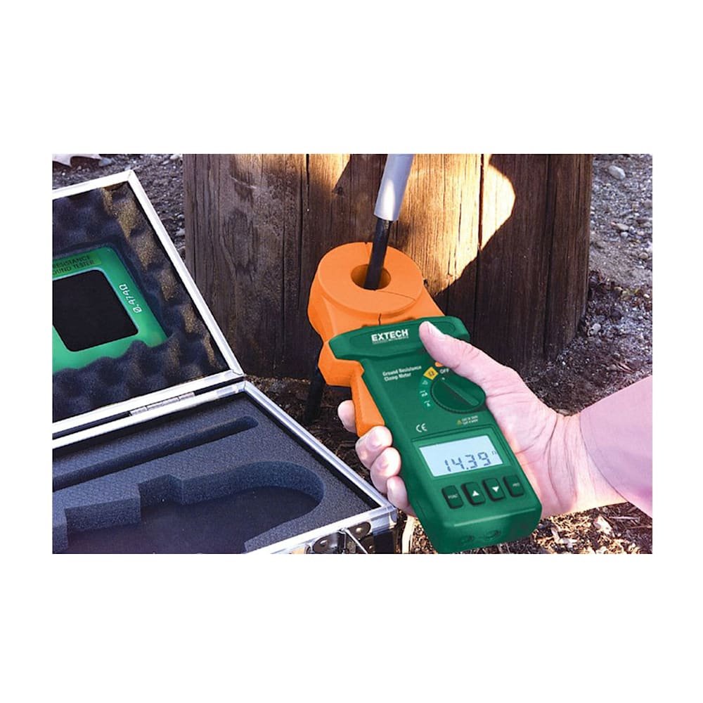 Extech 382357-NIST - Clamp-on Ground Resistance Tester w/NIST 1 Extech 382357-NIST - Clamp-on Ground Resistance Tester w/NIST