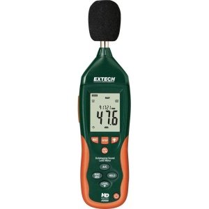Extech HD600-NIST Sound Level Meters - Minimum Sound Level: 30 dB, Maximum Sound Level: 130 dB, Display (Sound Level Meter): Digital