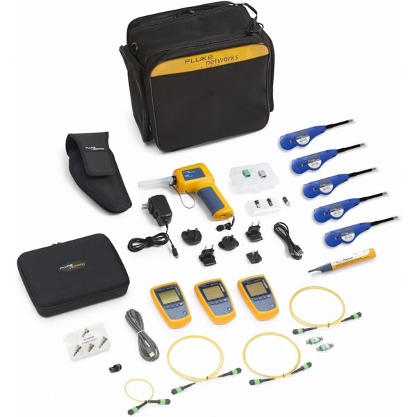 Fluke Networks MFTK-DC SM Test Kit - MPO Single Mode (1310/1550) Data Center Maintenance and Troubleshooting Kit
