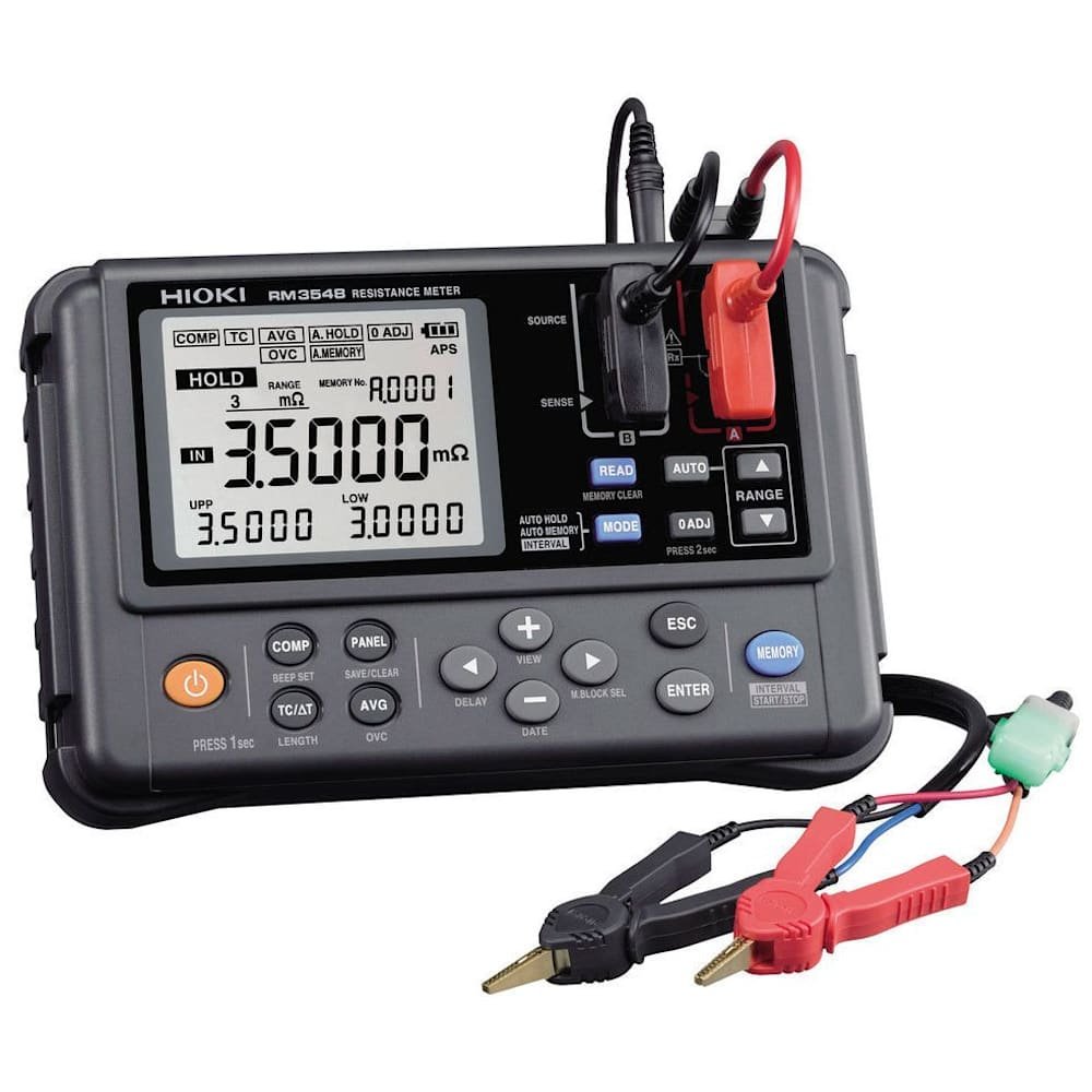 Hioki RM3548-50 - Portable DC Resistance Meter (3mΩ to 3MΩ) 1 Hioki RM3548-50 - Portable DC Resistance Meter (3mΩ to 3MΩ)