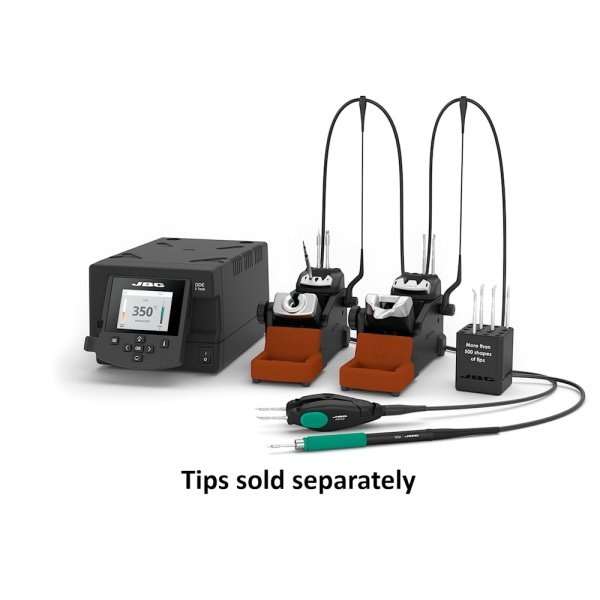 JBC DDPE-1QD - Two Channel Rework System with T210 Precision Handle and AM120 Tweezer