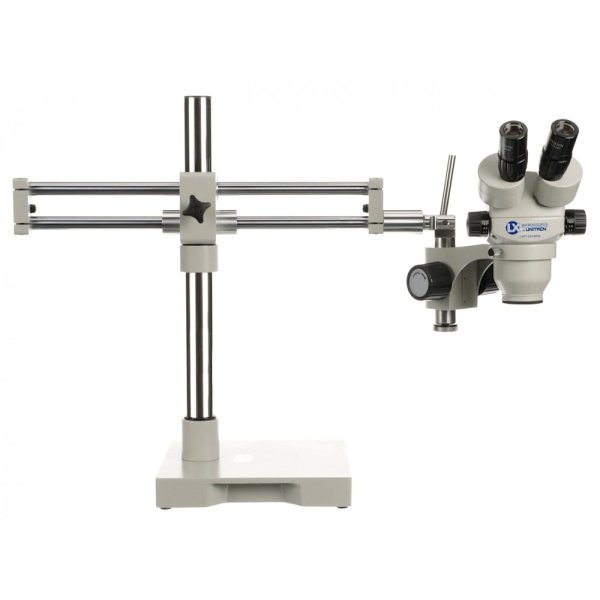 LX Microscopes by Unitron 273RB - Binocular Stereo Microscope with Dual Boom Roller Bearing Stand (Catalog # 23714RB)