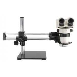 LX Microscopes by Unitron 274BB-LED3000 - Binocular Stereo Microscope with Adjustable Eyetubes, Dual Arm Stand, and LED3000 Ring Light (Catalog# 24880BB)