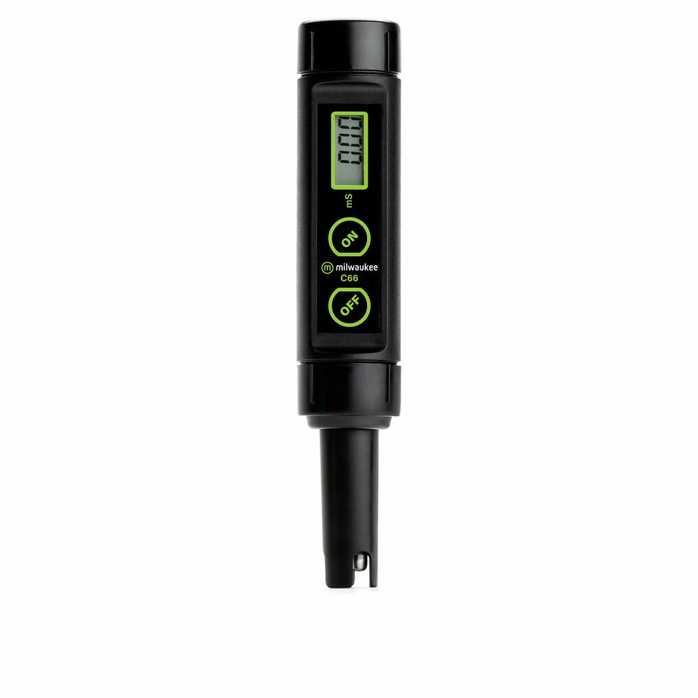 Milwaukee C66 - Waterproof High Range Conductivity Pen w/ ATC and Replaceable Electrode 3 Milwaukee C66 - Waterproof High Range Conductivity Pen w/ ATC and Replaceable Electrode - Image 3