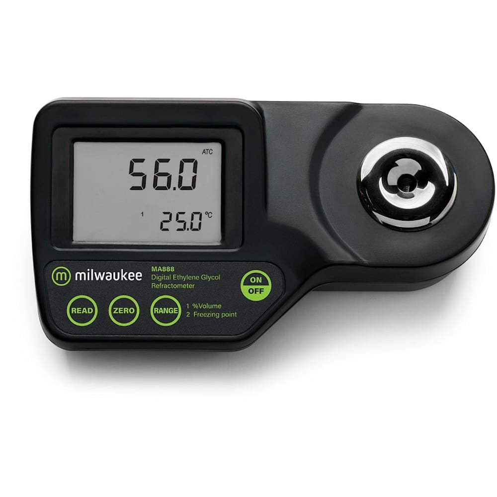 Milwaukee MA888-BOX - Digital Ethylene Glycol Refractometer 1 Milwaukee MA888-BOX - Digital Ethylene Glycol Refractometer