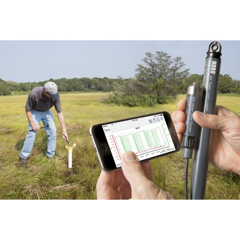 Onset HOBO MX2001-01-Ti MX Water Level Logger, 9m (30') range (Titanium) 4 Onset HOBO MX2001-01-Ti MX Water Level Logger, 9m (30') range (Titanium) - Image 4