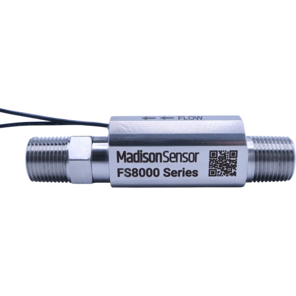 Madison Company FS8000-10009 - H.P Inline Flow Switch, 2.50 GPM, 3/8" NPT Male, 316 SS, FS8000 Series