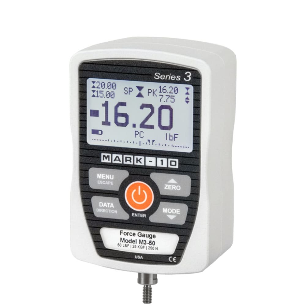 Mark-10 M3-2 - Digital Force gauge, 2 lbF / 1 kgF / 10 N 1 Mark-10 M3-2 - Digital Force gauge, 2 lbF / 1 kgF / 10 N