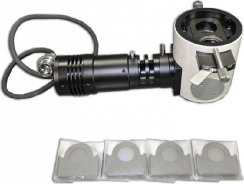 Meiji Techno MA806/LED - Vertical Koehler Illuminator with Sliding Rotatable Polarizer 1 Meiji Techno MA806/LED - Vertical Koehler Illuminator with Sliding Rotatable Polarizer