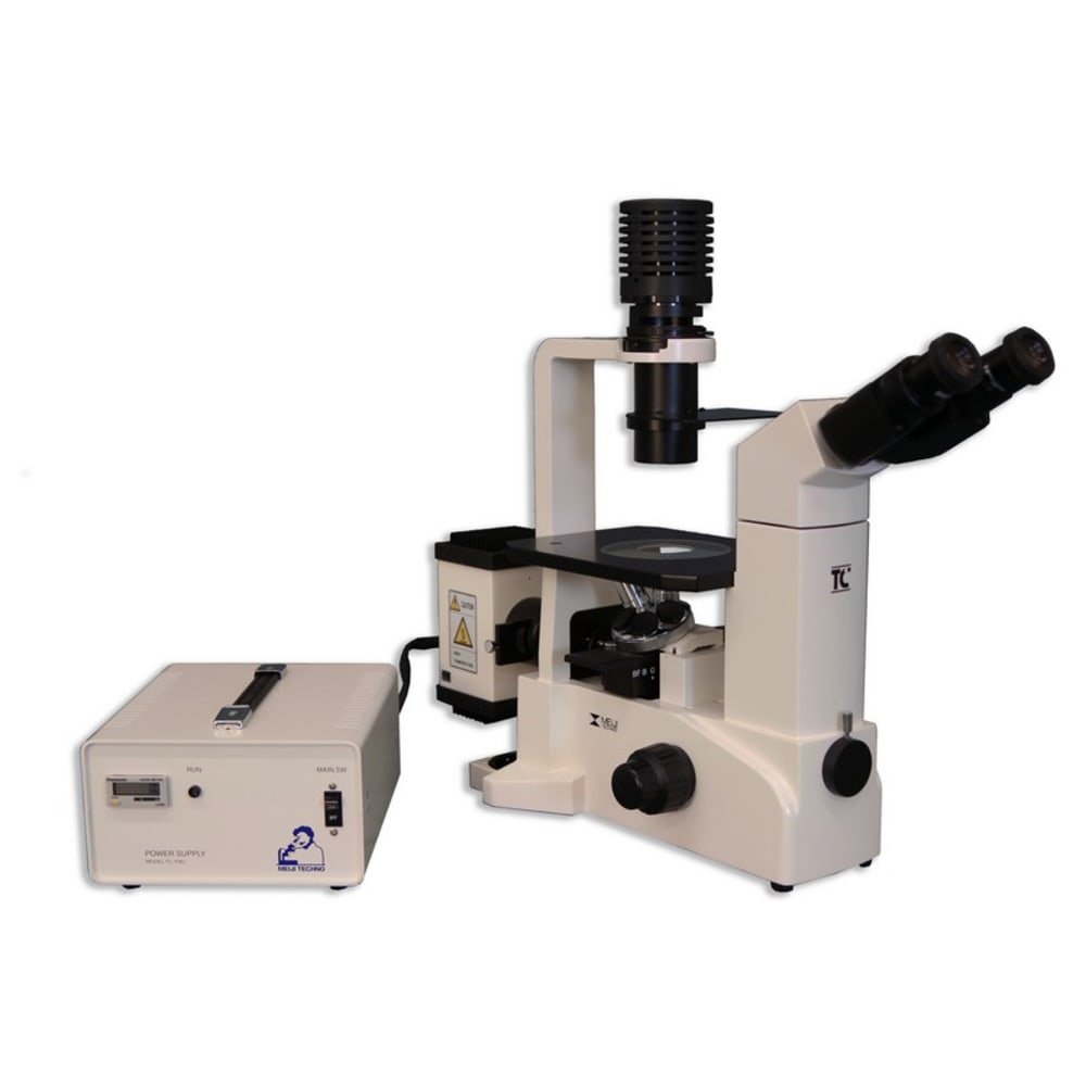 Meiji Techno TC-5500 Binocular Inverted Epi-Fluorescense Biological Microscope 1 Meiji Techno TC-5500 Binocular Inverted Epi-Fluorescense Biological Microscope