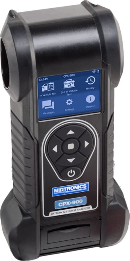 Midtronics CPX-900PL - Battery & System Analyzer (Tester w/10ft Cables and Printer) 1 Midtronics CPX-900PL - Battery & System Analyzer (Tester w/10ft Cables and Printer)