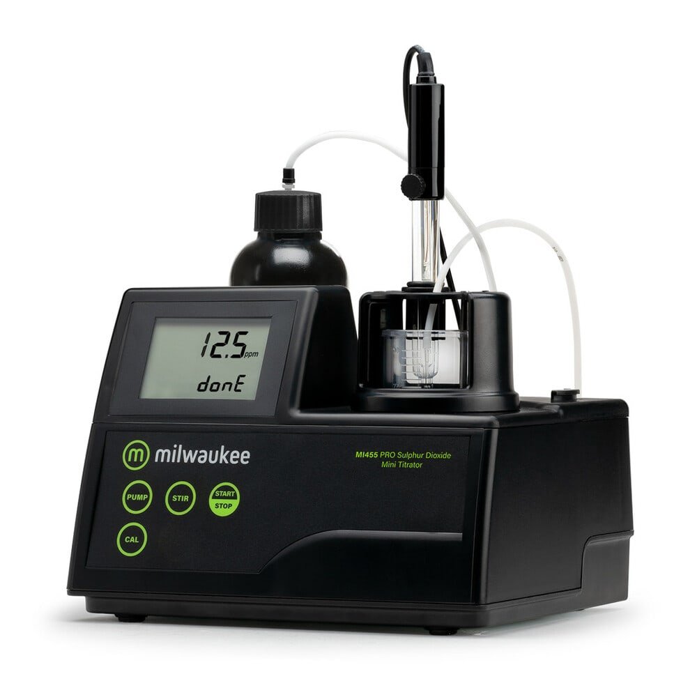 Milwaukee MI455US - PRO Mini Titrator for Sulfur Dioxide in Wine 2 Milwaukee MI455US - PRO Mini Titrator for Sulfur Dioxide in Wine - Image 2
