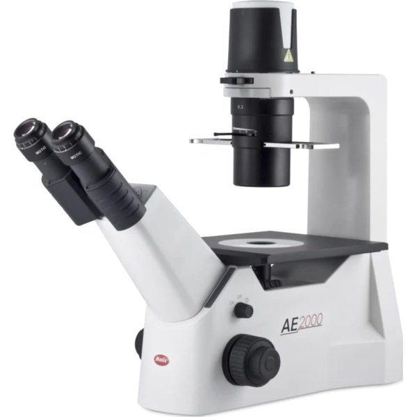 Motic AE2000 - Binocular Inverted Microscope with LED Illumination and PL PH 20X Objective