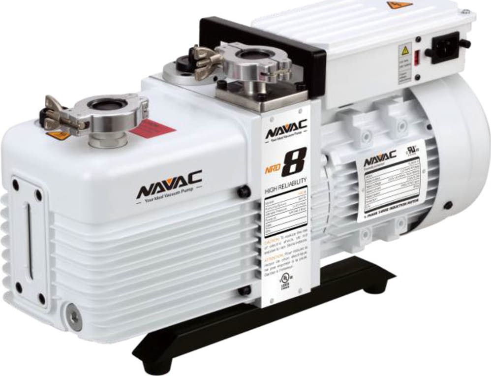 NAVAC NRD8M MINERAL 115V 1PH - Dual Stage Rotary Vane Vacuum Pump (Mild Corrosion Resistant) 1 NAVAC NRD8M MINERAL 115V 1PH - Dual Stage Rotary Vane Vacuum Pump (Mild Corrosion Resistant)