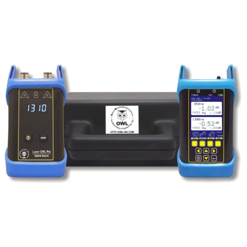 OWL KF7-L35 - Fiber Owl 7 Basic Certification Kit (Singlemode: 1310/1550nm) 1 OWL KF7-L35 - Fiber Owl 7 Basic Certification Kit (Singlemode: 1310/1550nm)