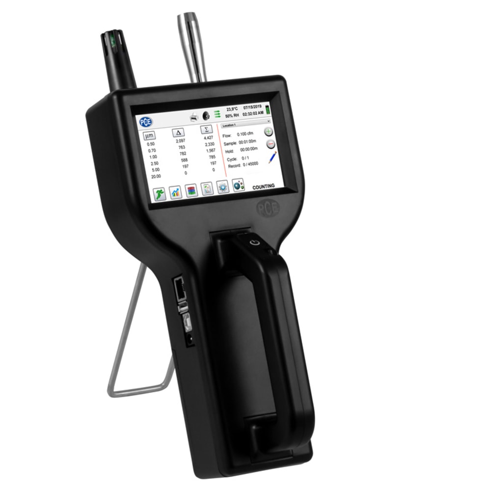 PCE Instruments PCE-PQC 11US - Particle Counter with NIST Calibration (0.5 to 25 um) 2 PCE Instruments PCE-PQC 11US - Particle Counter with NIST Calibration (0.5 to 25 um) - Image 2