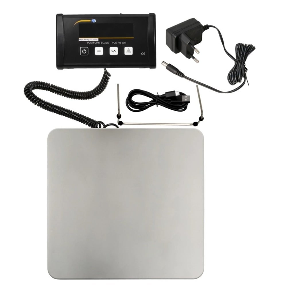 PCE Instruments PCE-PB 60N - Weighing Platform Scale (60 kg Max Capacity) 2 PCE Instruments PCE-PB 60N - Weighing Platform Scale (60 kg Max Capacity) - Image 2