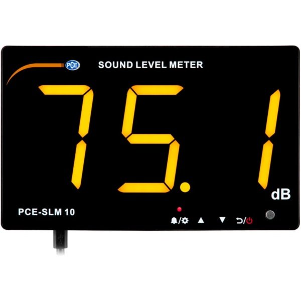 PCE Instruments PCE-SLM 10 - Noise Warning Sign / Sound Level Meter