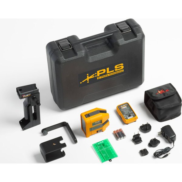 PLS 6G RBP KIT Cross Line and Point Green Laser Kit with Rechargeable Battery Pack