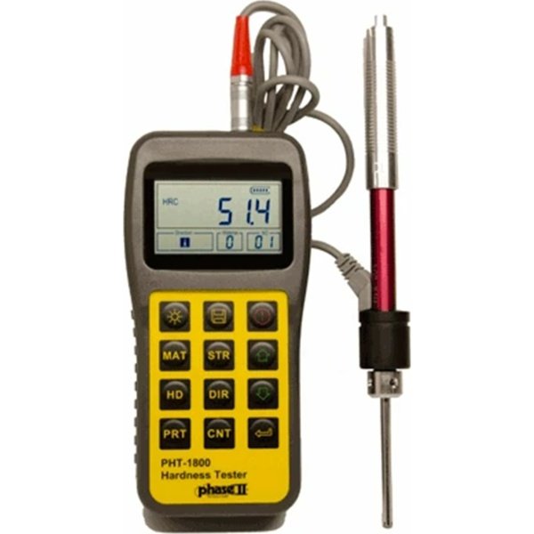 Phase II PHT-1840C - Portable Gear Teeth Hardness Test w/ DL Impact Device & Certified Test Book