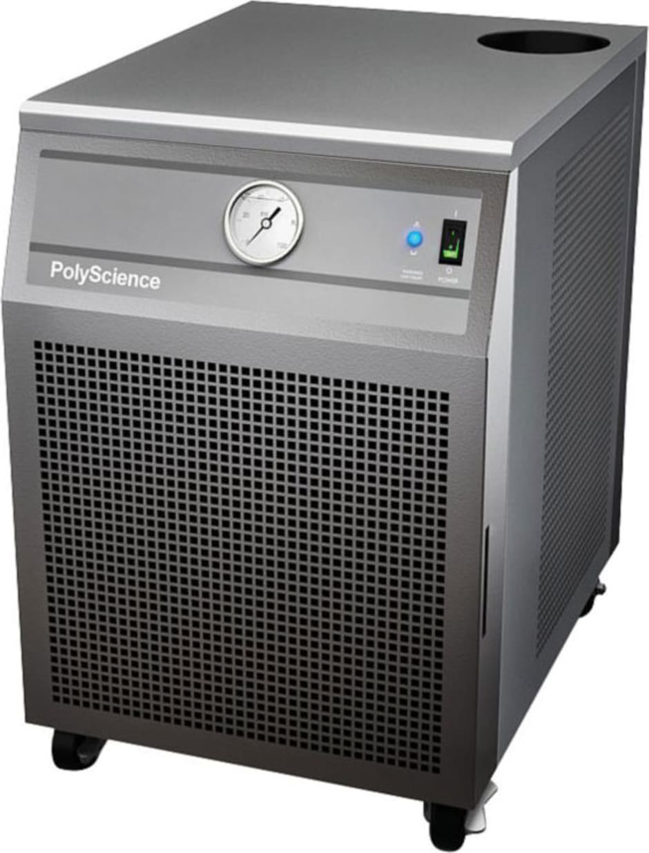 PolyScience 3370TBA12E Model 3370 Liquid-to-Air Recirculating Cooler with Turbine Pump, 240V, 50Hz 1 PolyScience 3370TBA12E Model 3370 Liquid-to-Air Recirculating Cooler with Turbine Pump, 240V, 50Hz