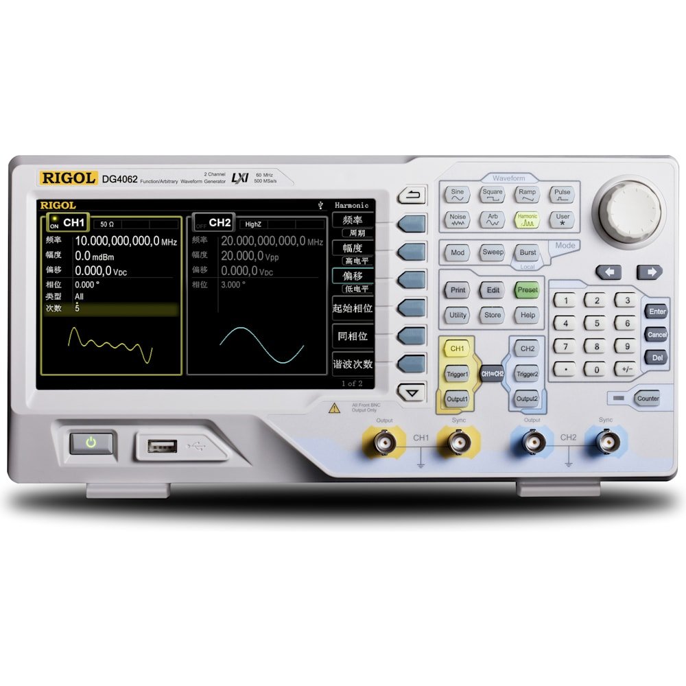 Rigol DG4062 Arbitrary Waveform Generator - 60 MHz 1 Rigol DG4062 Arbitrary Waveform Generator - 60 MHz