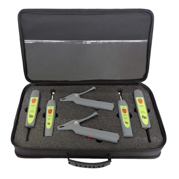 TPI SPCHDLX - Deluxe Charging Kit (2x SP323 Smart Temperature Clamp Probe, 2x SP670 Smart High Pressure Probe, and 2x SP597 Smart Hygrometer Probe)