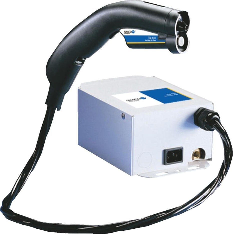 Simco-Ion Top Gun 3 Ionizing Blow-off Gun w/14ft Cable 1 Simco-Ion Top Gun 3 Ionizing Blow-off Gun w/14ft Cable