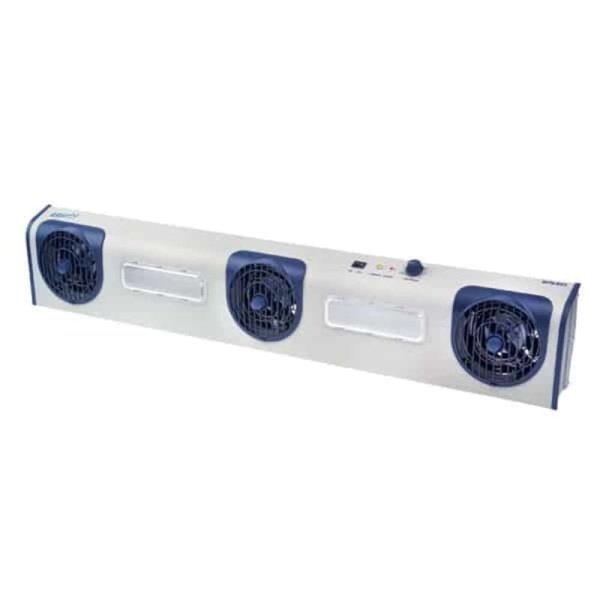 Transforming Technologies BFN803 - Overhead Ionizer, 3-Fan, w/LED Task Light
